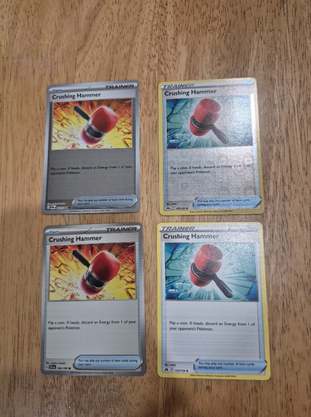 Pokémon Crushing Hammer Trainer Card Bundle